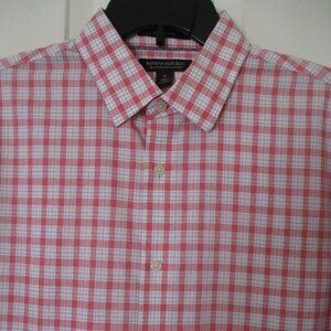 Banana Republic Mens L/S Red Cotton Dress Shirt NWOT - Size 16/33 or Medium